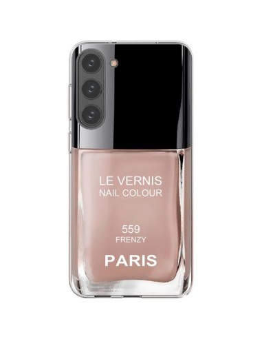 Coque Samsung Galaxy S23 Plus 5G Vernis Paris Frenzy Beige - Laetitia