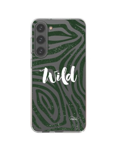 Cover Samsung Galaxy S23 Plus 5G Wild Zebra Giungla Trasparente - Lolo Santo