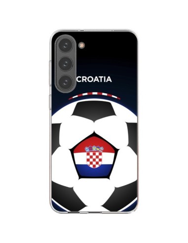 Coque Samsung Galaxy S23 Plus 5G Croatie Ballon Football - Madotta