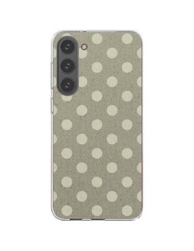 Coque Samsung Galaxy S23 Plus 5G Pois Polka Camel - Mary Nesrala