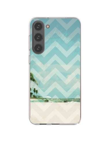 Coque Samsung Galaxy S23 Plus 5G Chevron Beach Dreams Triangle Azteque - Mary Nesrala