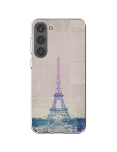 Coque Samsung Galaxy S23 Plus 5G I love Paris Tour Eiffel - Mary Nesrala