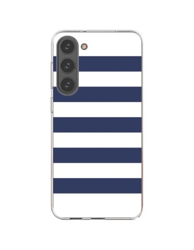 Samsung Galaxy S23 Plus 5G Case Bande Marineresche Blue White Gaultier - Mary Nesrala