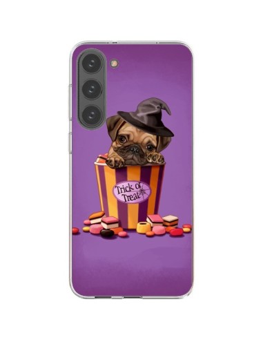 Cover Samsung Galaxy S23 Plus 5G Cane Halloween Strega Bonbon - Maryline Cazenave