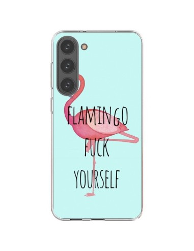 Samsung Galaxy S23 Plus 5G Case Flamingo Flamingo Fuck Yourself - Maryline Cazenave