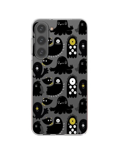 Cover Samsung Galaxy S23 Plus 5G Monsters Pattern Mostri Trasparente - Maria Jose Da Luz