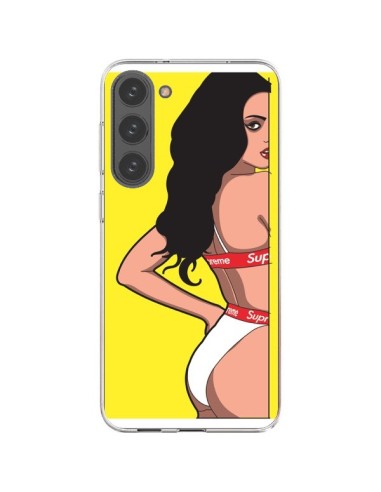 Samsung Galaxy S23 Plus 5G Case Pop Art Girl Yellow - Mikadololo