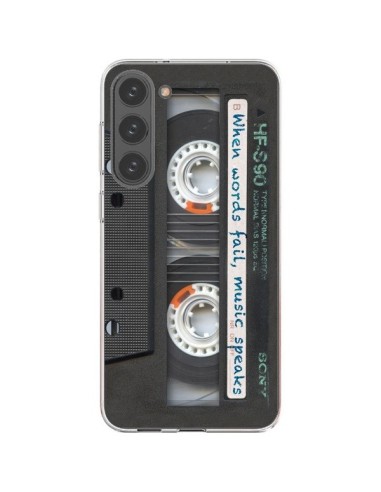 Coque Samsung Galaxy S23 Plus 5G Cassette Words K7 - Maximilian San