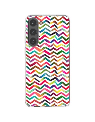 Cover Samsung Galaxy S23 Plus 5G Chevron Stripes Multicolore - Ninola Design