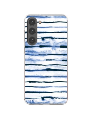 Samsung Galaxy S23 Plus 5G Case Electric Lines White - Ninola Design