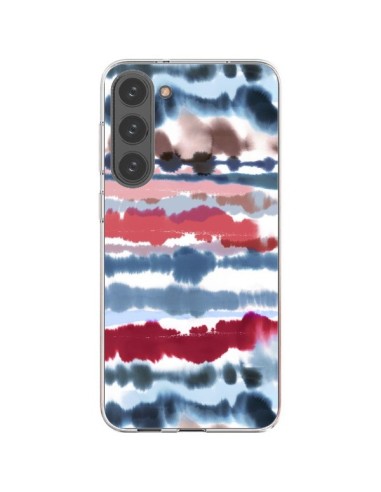 Samsung Galaxy S23 Plus 5G Case Smoky Marble WaterColor Scuro - Ninola Design