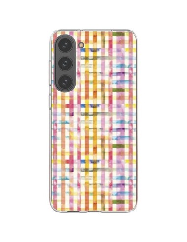 Coque Samsung Galaxy S23 Plus 5G Vichy Black Yellow - Ninola Design