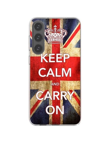 Coque Samsung Galaxy S23 Plus 5G Keep Calm and Carry On - Nico