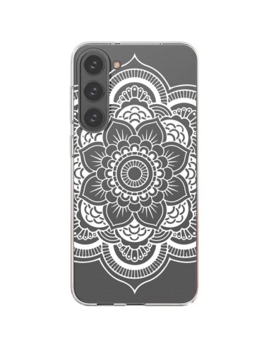 Samsung Galaxy S23 Plus 5G Case Mandala White Aztec Clear - Nico