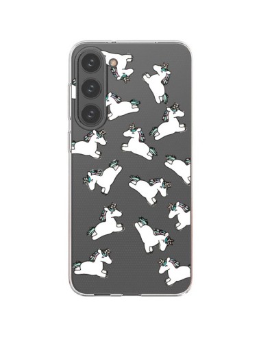 Cover Samsung Galaxy S23 Plus 5G Unicorno Criniera Trasparente - Nico