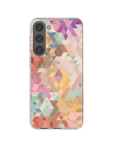 Coque Samsung Galaxy S23 Plus 5G Azteque Pattern Triangles - Rachel Caldwell