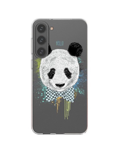 Samsung Galaxy S23 Plus 5G Case Panda Bow tie Clear - Rachel Caldwell