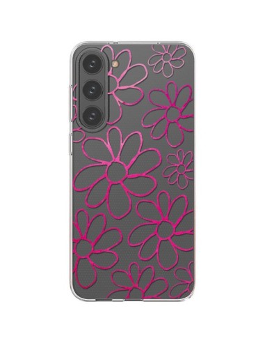 Cover Samsung Galaxy S23 Plus 5G Giardino Fiorito Pink Trasparente - Sylvia Cook