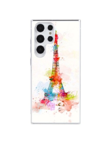 Cover Samsung Galaxy S23 Ultra 5G Paris Tour Eiffel Muticolore - Asano Yamazaki