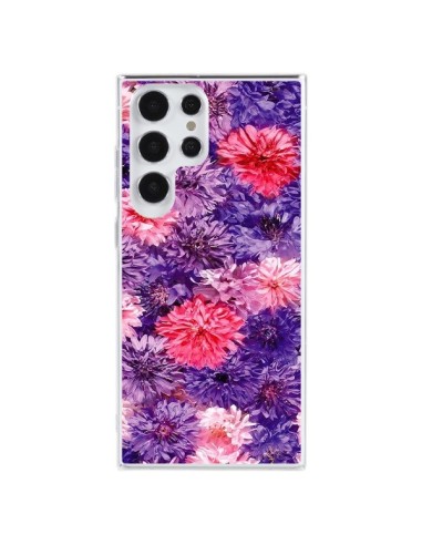 Cover Samsung Galaxy S23 Ultra 5G Viola Fiore Tempesta - Asano Yamazaki