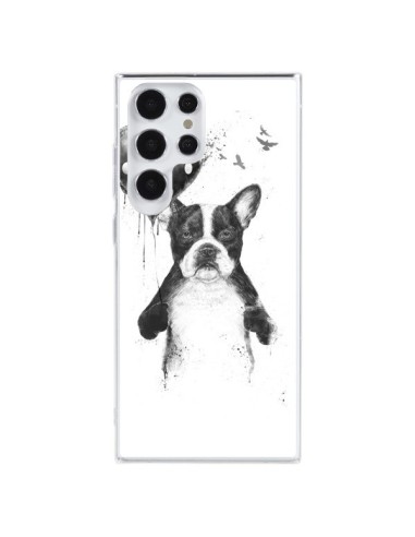 Cover Samsung Galaxy S23 Ultra 5G Amore Bulldog Cane My Heart Goes Boom - Balazs Solti