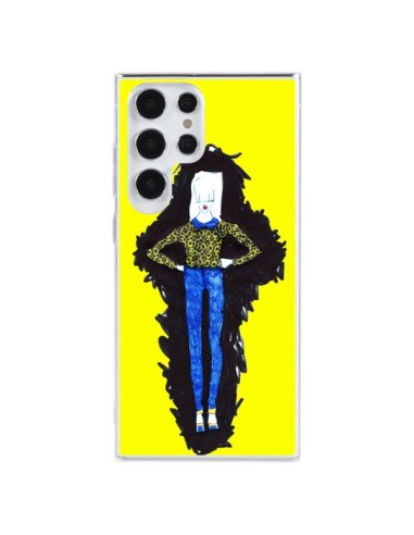 Cover Samsung Galaxy S23 Ultra 5G Julie Donna Fashion Moda Giallo - Cécile