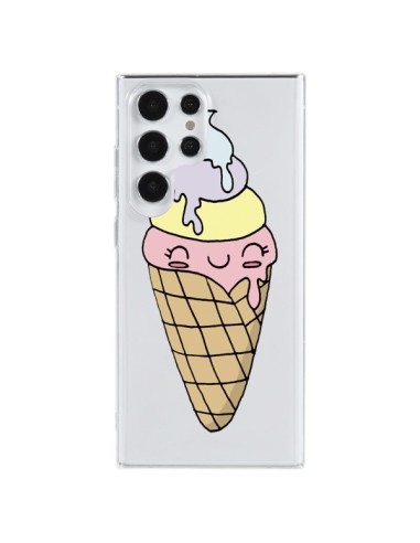 Samsung Galaxy S23 Ultra 5G Case Ice cream Summer Scent Clear - Claudia Ramos