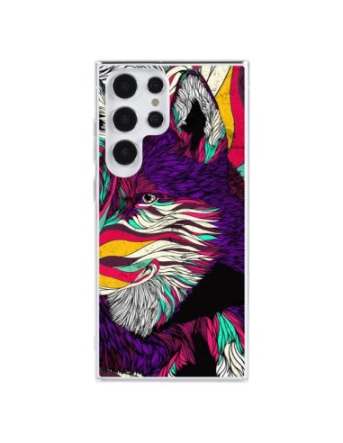 Cover Samsung Galaxy S23 Ultra 5G Husky Cane-Lupo Colorato  - Danny Ivan