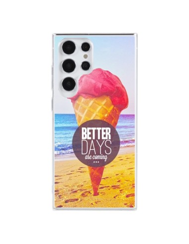 Cover Samsung Galaxy S23 Ultra 5G Glace Ice Cream _té - Eleaxart