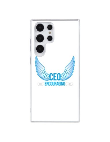 Coque Samsung Galaxy S23 Ultra 5G CEO Chief Encouraging Officer Bleu - Shop Gasoline