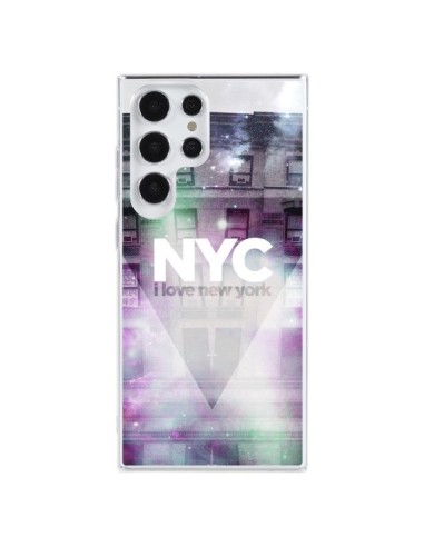 Cover Samsung Galaxy S23 Ultra 5G I Love New York City Viola Verde - Javier Martinez