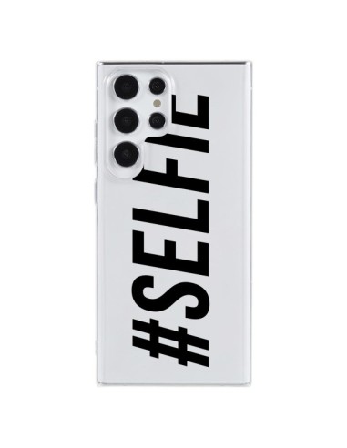 Cover Samsung Galaxy S23 Ultra 5G Hashtag Selfie Trasparente - Jonathan Perez