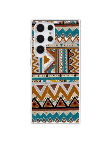 Cover Samsung Galaxy S23 Ultra 5G Azteco Verde Marrone - Kris Tate