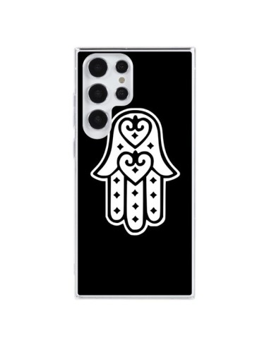 Samsung Galaxy S23 Ultra 5G Case Hand of Fatima  Eye Black - Laetitia