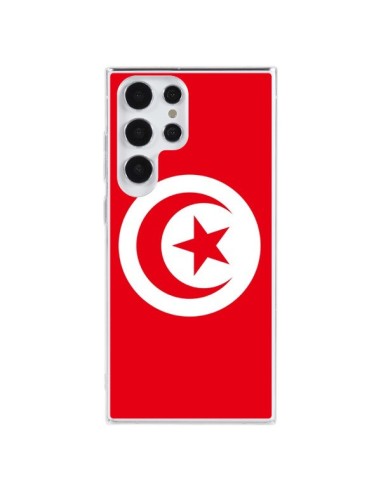 Cover Samsung Galaxy S23 Ultra 5G Bandiera Tunisia - Laetitia