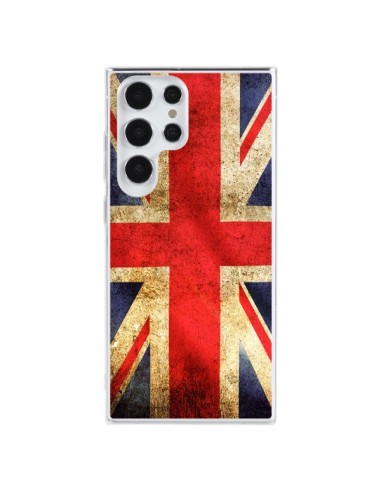 Coque Samsung Galaxy S23 Ultra 5G Drapeau Angleterre Anglais UK - Laetitia