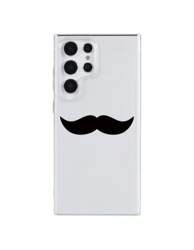 Cover Samsung Galaxy S23 Ultra 5G Baffi Movember Trasparente - Laetitia