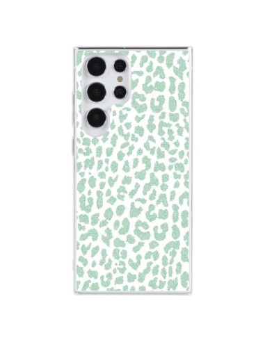 Samsung Galaxy S23 Ultra 5G Case Leopard Mint - Mary Nesrala