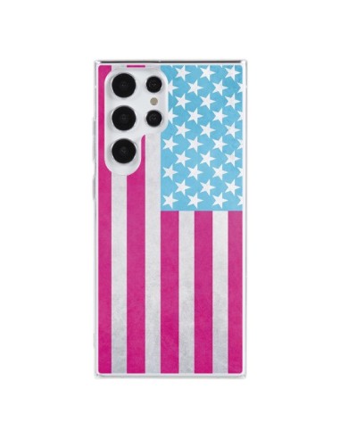 Samsung Galaxy S23 Ultra 5G Case Flag USA Vintage - Mary Nesrala