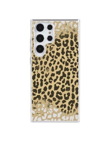 Coque Samsung Galaxy S23 Ultra 5G Leopard Golden Or Doré - Mary Nesrala