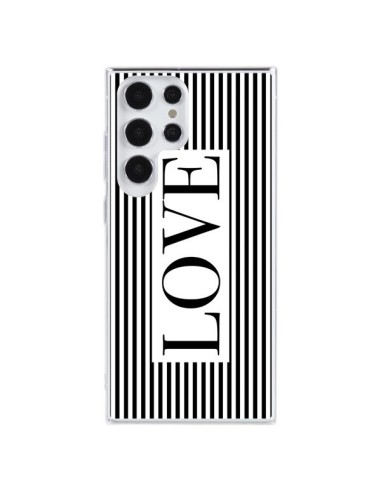 Cover Samsung Galaxy S23 Ultra 5G Amore Bianco e Nero - Mary Nesrala