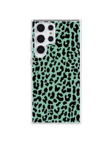 Cover Samsung Galaxy S23 Ultra 5G Leopardo Verde Menta Neon - Mary Nesrala