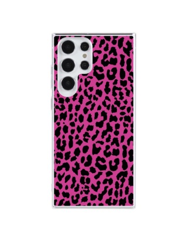 Cover Samsung Galaxy S23 Ultra 5G Leopardo Rosa Neon - Mary Nesrala