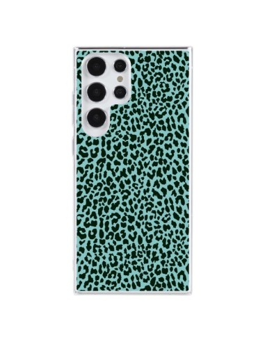 Samsung Galaxy S23 Ultra 5G Case Leopard Turchese Neon - Mary Nesrala