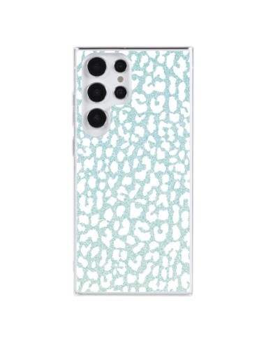 Samsung Galaxy S23 Ultra 5G Case Leopard Winter Mint - Mary Nesrala