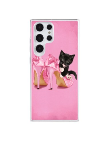 Cover Samsung Galaxy S23 Ultra 5G Gattoon Gatto Nero Kitten Scarpe Shoes - Maryline Cazenave