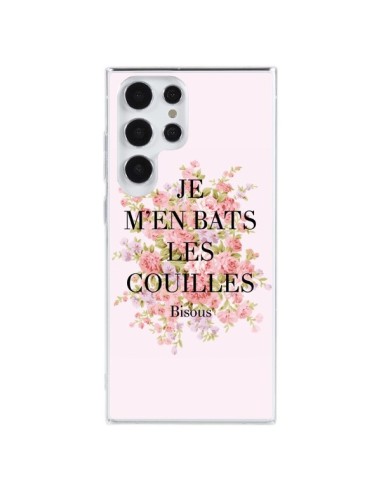 Samsung Galaxy S23 Ultra 5G Case Je m'en bats les couilles Bisous - Maryline Cazenave