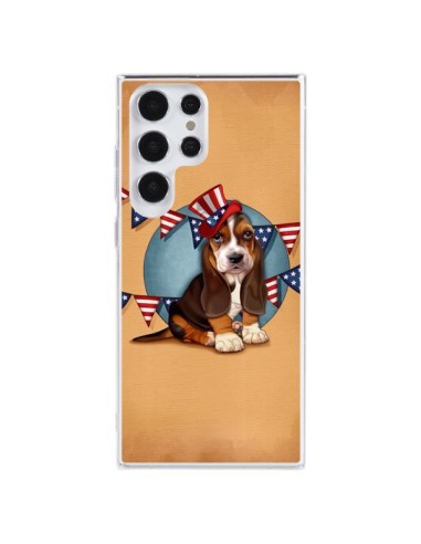 Cover Samsung Galaxy S23 Ultra 5G Cane USA Americano - Maryline Cazenave