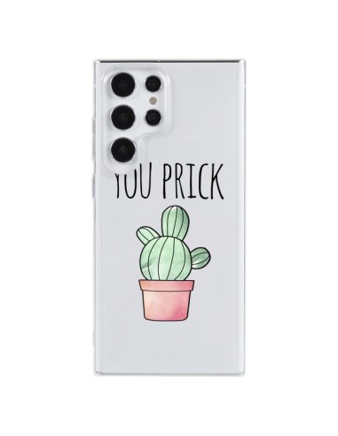 Cover Samsung Galaxy S23 Ultra 5G You Prick Cactus Trasparente - Maryline Cazenave