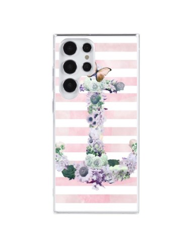 Cover Samsung Galaxy S23 Ultra 5G Ancora Marina Rosa Fiori - Monica Martinez